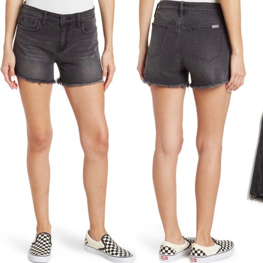 Joe’s jeans side slit, fray hem shorts size 28